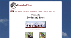 Desktop Screenshot of borderland-tours.com